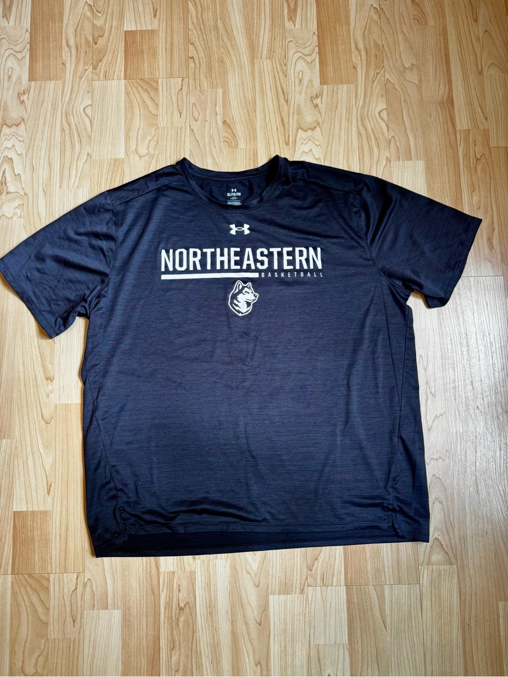 Under Armour Black Northeastern Basketball Short-Sleeve Performance Tee